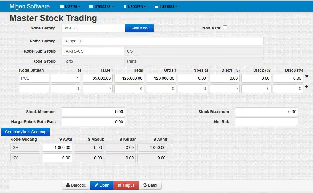 Master Stock Trading